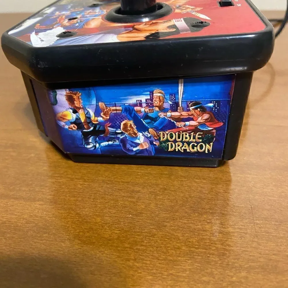 Handheld dbl dragon plug and play arcade game with joystick